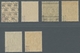 Bizone: 1948, "Ziffern Mit Band/Netzaufdruck Mit Varianten", Sechs Postfrische Werte In Tadelloser E - Sonstige & Ohne Zuordnung