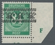 Bizone: 1948, Ziffernserie Mit Bandaufdruck 84 Pfennig Tadellos Postfrische Linke Untere Bogenecke M - Otros & Sin Clasificación