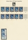Bizone: 1948, Bauten-Spezialsammlung Von 43 Weit- Und Enggezähnten Werten Der 5 Pfennig Ultramarin A - Otros & Sin Clasificación
