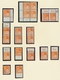 Bizone: 1948, Bauten-Spezialsammlung Von 46 Weit- Und Enggezähnten Werten Der 6 Pfennig Braunorange - Sonstige & Ohne Zuordnung