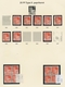 Bizone: 1948, Bauten-Spezialsammlung Von 61 Weit- Und Enggezähnten Werten Der 25 Pfennig Orangerot A - Otros & Sin Clasificación