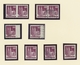 Bizone: 1948, Bauten-Spezialsammlung Von über 110 Weit- Und Enggezähnten Werte Der 60 Pfennig Lila A - Sonstige & Ohne Zuordnung
