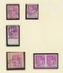 Bizone: 1948, Bauten-Spezialsammlung Von 94 Weit- Und Enggezähnten Werten Der 90 Pfennig Purpur Auf - Otros & Sin Clasificación