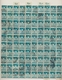 Bizone: 1948, Bauten 16 Pfennig Blaugrün Weitgezähnt. Partie Von 1.599 Gestempelten Werten Als 15 Ko - Autres & Non Classés