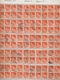 Bizone: 1948, Bauten 25 Pfennig Orangerot Weitgezähnt In Type III Aus Platte A. Partie Von über 1.40 - Autres & Non Classés