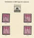Bizone: 1948, Bauten-Spezialsammlung Von 20 Weitgezähnten Werten Der 3 DM Dunkelrotlila Auf Selbstge - Autres & Non Classés