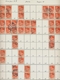 Bizone: 1948, Bauten 25 Pfennig Orangerot Enggezähnt In Type IV. 34 Senkrechte Gestempelte Paare, Ei - Autres & Non Classés