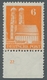 Bizone: 1948, Bauten 2 Stück Der 6 Pfennig Orange Enggezähnt Jeweils Vom Unterrand Mit Plattennummer - Autres & Non Classés