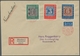 Bundesrepublik Deutschland: 1949, "100 Jahre Dt. Briefmarken" Komplett Je Wert Mit Rotem ESST Auf R- - Otros & Sin Clasificación