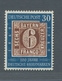 Bundesrepublik Deutschland: 1949, 100 Jahre Deutsche Briefmarke 30 Pfg. Mit Plattenfehler "0 Der Wer - Other & Unclassified