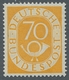 Bundesrepublik Deutschland: 1951, "Posthorn", Postfrischer Satz In Sehr Guter Erhaltung, 70 Und 80 P - Sonstige & Ohne Zuordnung