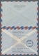 Delcampe - Bundesrepublik Deutschland: 1955, "Lufthansa", Kleine Zusammenstellung Von Sieben Frankierten Belege - Sonstige & Ohne Zuordnung