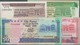 Mauritius: Nice Set With 4 Banknotes With 5 And 10 Rupees ND(1985-91) P.34, 35b In XF And 50, 100 Ru - Mauricio