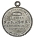 Medaillen Deutschland - Personen: SCHILLER; 1859-1905, 3 Verschiedene Medaillen Mit Kopfbild Schille - Otros & Sin Clasificación