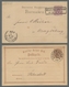 Delcampe - Nachlässe: 1860-1972 (ca.), Der Komplette Teil Belege Aus Nachlass Von Etwa 260 Stück In 5 Alben Mit - Kilowaar (min. 1000 Zegels)