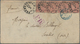 Alle Welt: 1861-1928 About 110 Covers And Postal Stationeries Many From A Correspondance To France I - Sammlungen (ohne Album)