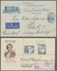 Alle Welt: 1930-2012, Kleine Partie Von 26 Belegen Mit Mauritius, Einem Luftpostbrief Von Palästina - Sammlungen (ohne Album)