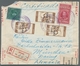 Alle Welt: 1930-2012, Kleine Partie Von 26 Belegen Mit Mauritius, Einem Luftpostbrief Von Palästina - Verzamelingen (zonder Album)