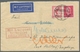 Deutsches Reich: 1927-1934, Partie Von 3 Luftpostbriefen Des Deutschen Reiches Und Einer Karte Mit T - Verzamelingen