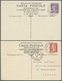 Delcampe - Frankreich: 1925-1947, Partie Von 28 Belegen Mit Stempeln Von Verschiedenen Briefmarkenausstellungen - Autres & Non Classés