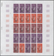 Delcampe - Frankreich: 1961/1979, France And Area, IMPERFORATE COLOUR PROOFS, MNH Assortment Of 33 Complete She - Other & Unclassified