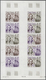 Delcampe - Frankreich: 1961/1979, France And Area, IMPERFORATE COLOUR PROOFS, MNH Assortment Of 33 Complete She - Autres & Non Classés