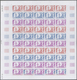 Delcampe - Frankreich: 1961/1979, France And Area, IMPERFORATE COLOUR PROOFS, MNH Assortment Of 33 Complete She - Other & Unclassified