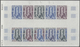 Delcampe - Frankreich: 1961/1979, France And Area, IMPERFORATE COLOUR PROOFS, MNH Assortment Of 33 Complete She - Other & Unclassified