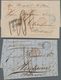 Gibraltar - Vorphilatelie: 1854/1860, Lot Of Seven Letters To The Netherlands, Showing Various Postm - Gibraltar