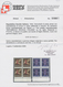 Italien: 1944-45, 2REP. SOC. ITALIANA ISSUES" Assembling Of High Value Stamps And Blocks, Air Mail I - Ohne Zuordnung