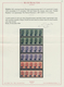 Italien: 1944-45, 2REP. SOC. ITALIANA ISSUES" Assembling Of High Value Stamps And Blocks, Air Mail I - Sin Clasificación