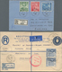 Malta: 1909/1960, Lot Of 35 Covers/cards/ppc, Incl. Attractive Frankings, Registered And Airmail Etc - Malte