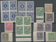 Österreich: 1908/1917, Zusammenstellung Von 97 Ungezähnten Werten Incl. Paaren Und 4er-Blocks, Auch - Unused Stamps