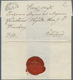 Schweden: 1830/1865, Four Pre Philatelic Respective Stampless Folded Letter Sheets As Well As One St - Autres & Non Classés