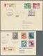 Delcampe - Schweiz: 1932-2005, Sammlung Von über 410 FDC In Fünf Alben Mit U.a. Etlichen Besseren Frühen Stücke - Oblitérés