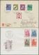 Delcampe - Schweiz: 1932-2005, Sammlung Von über 410 FDC In Fünf Alben Mit U.a. Etlichen Besseren Frühen Stücke - Gebraucht