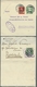Schweiz - Ganzsachen: 1875-1957, Spezialisierte Sammlung Von über 80 Gebrauchten Und Ungebrauchten G - Stamped Stationery