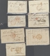 Delcampe - Spanien: 1786/1853, Lot Of 31 Stampless Lettersheets (incl. A Few Fronts) Showing A Nice Range Of Po - Covers & Documents