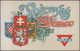 Tschechoslowakei: 1919/1921, Czech Legion In USA, Group Of Twelve Entires, Incl. Seven Coloured Ppc - Nuevos