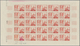 Algerien: 1950/1953, IMPERFORATE COLOUR PROOFS, MNH Assortment Of Five Complete Sheets (=123 Proofs) - Neufs