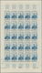 Algerien: 1950/1953, IMPERFORATE COLOUR PROOFS, MNH Assortment Of Five Complete Sheets (=123 Proofs) - Nuevos