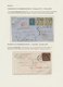 Neusüdwales: 1859/1967, Two Exhibition Pages Containing 3 Fronts And One Complete Letter, All With D - Lettres & Documents