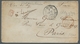 Delcampe - Reunion: 1820-66, Interessante Sammlung Von 122 Markenlosen Altbriefen In Zwei Briefealben Mit Diver - Sonstige & Ohne Zuordnung