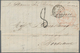 Vereinigte Staaten Von Amerika - Stampless Covers: 1853/1858, Nice Lot Of Eight Transatlantic Letter - …-1845 Préphilatélie