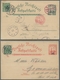 Thematik: Philatelistentage / Philatelic Congresses: 1894, Sammlung Von 29 Souvenir-Ganzsachen Des " - Expositions Philatéliques