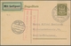 Flugpost Europa: 1924-1934, Kleine Partie Von 8 Belegen Mit Deutschen Luftpostbestätigungsstempeln, - Autres - Europe