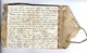 CARNET DE COMPTE DEBUT XIXéme  MANUSCRIT NOMBREUSES PAGES ECRITES  COUVERTURE EN PEAU - Manuscripten