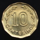 Uruguay 10 Centésimos, Km66, Random Age Coin Circulated, Animal-horse UNC - Oeganda