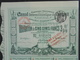 PANAMA 1882 - CANAL INTEROCEANIQUE - OBLIGATION DE 500 FRS 3% - COULEUR VERTE - Other & Unclassified