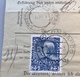 1911 Postformular RÜCKMELDUNG UNBESTELLBARE FAHRPOSTSENDUNGEN MEZZOLOMBARDO TRENTINO ITALIA (LANGENEGG BRIEF ÖSTERREICH - Briefe U. Dokumente